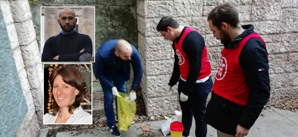 Casa Pound: I profughi non riescono a tenere pulito il Dos Trento''