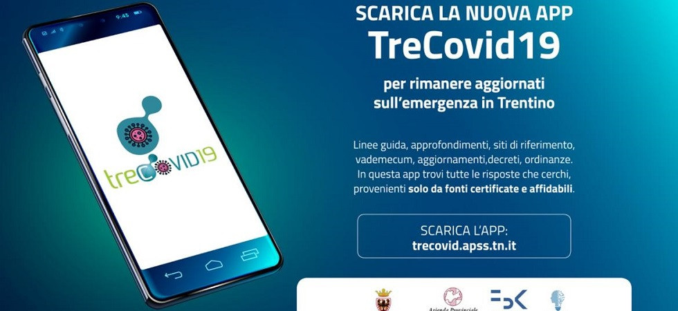 Arriva TreCovid19, la App per per i cittadini per tenersi aggiornati sull'emergenza coronavirus in Trentino