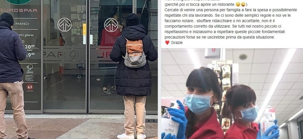 Coronavirus, le commesse dei supermercati: Non arrabbiatevi se vi facciamo notare le regole
