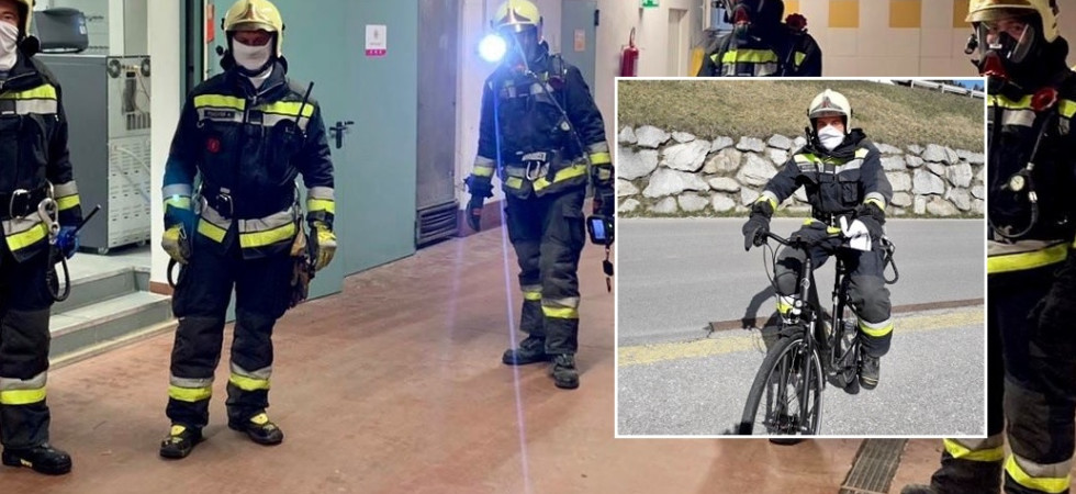 Coronavirus, incendio all'ospedale di San Candido