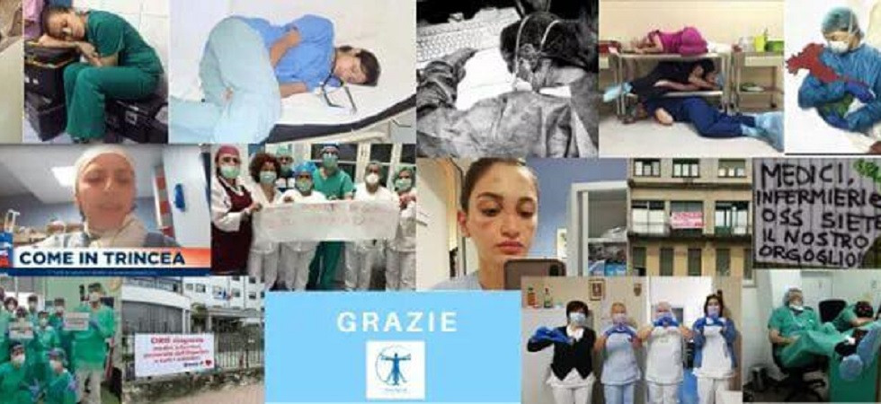 Coronavirus, A calciatori e politici si fanno i tamponi, ma non si fanno a infermieri e professionisti sanitari''