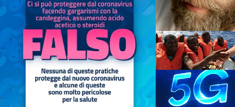 Coronavirus, dai gargarismi con candeggina agli extracomunitari che non si ammalano