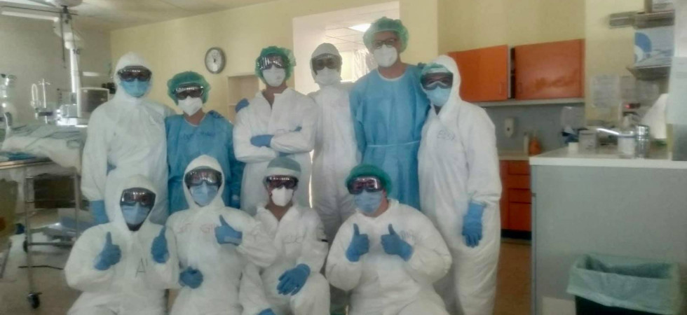 Coronavirus, medici e infermieri di rianimazione e anestesia
