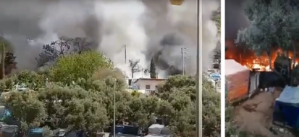 Grecia, il campo migranti è devastato dagli incendi (dolosi) e in migliaia tra donne, uomini e bambini sono in pericolo