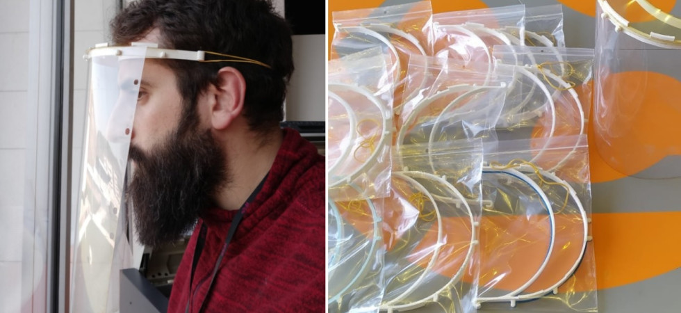 Coronavirus, dal FabLab del Muse le visiere protettive per i sanitari grazie alle stampanti 3D