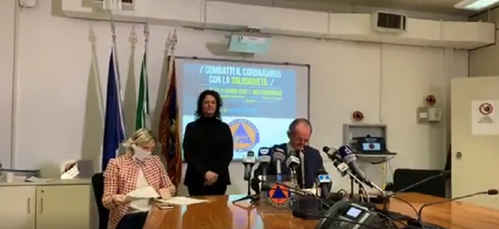 Coronavirus in Veneto, altri 15 decessi e verso gli 11 mila contagi