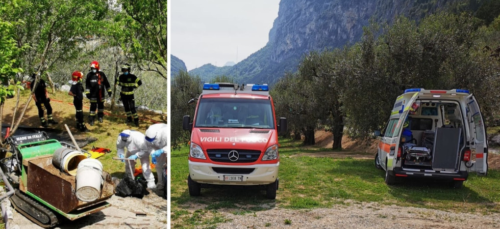 Lavora nel campo ma viene colpito da una motocariola, 70enne trasportato in ospedale