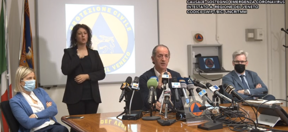 Zaia attacca la Grecia che ha chiuso ai turisti italiani: Comportamento riprovevole'' (dimenticando che l'Italia ha ancora