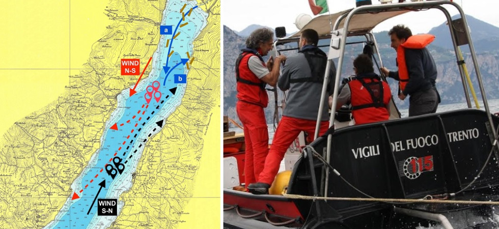 Le correnti del Garda non hanno più segreti