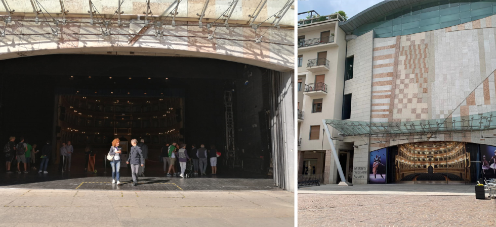 A Trento torna il teatro: il Sociale riapre le porte, ma dall'altro lato e il pubblico va in piazza
