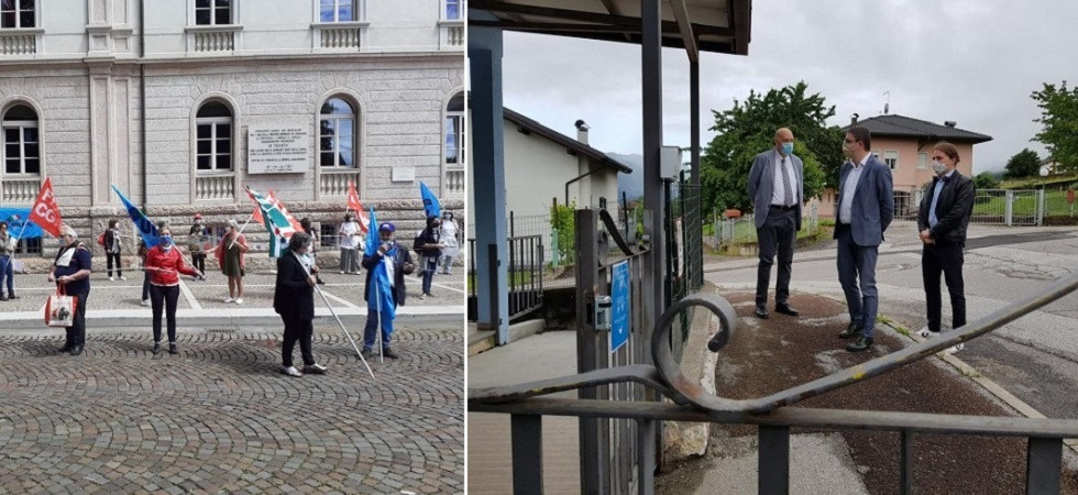 Coronavirus, Futura: La scuola va in piazza, Fugatti a fare propaganda in tv''