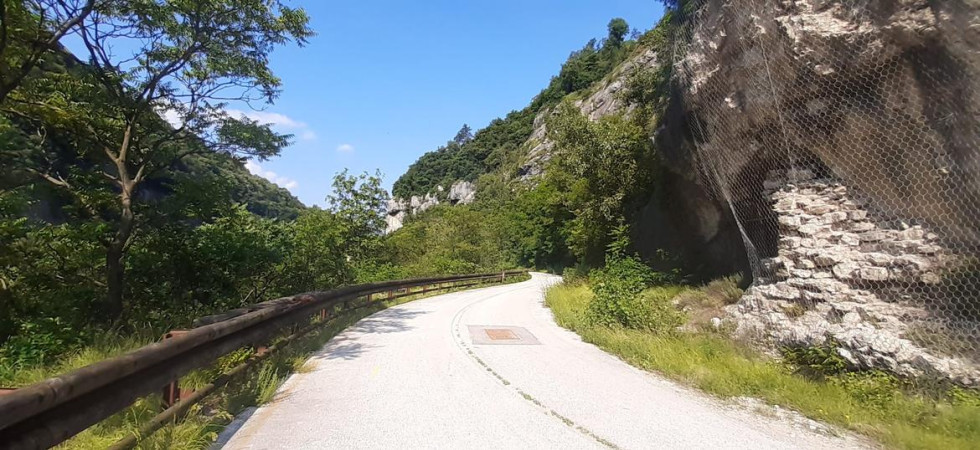 Strada dei Crozi, consegnati i lavori per garantire la viabilità tra Trento e Pergine