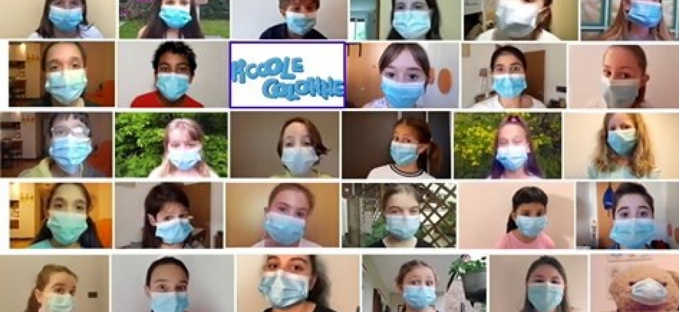 Coronavirus, Filastrocca della mascherina'' i bambini delle Piccole Colonne insultati sui social dai complottisti