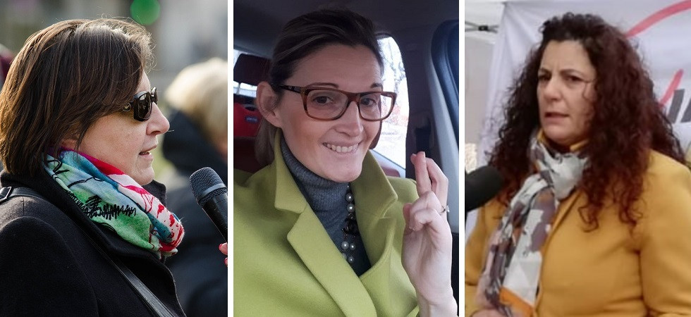 Da sinistra a destra: Antonia Romani, Silvia Zanetti e Carmen Martini Da sinistra a destra: Antonia Romani, Silvia Zanetti e Carmen Martini