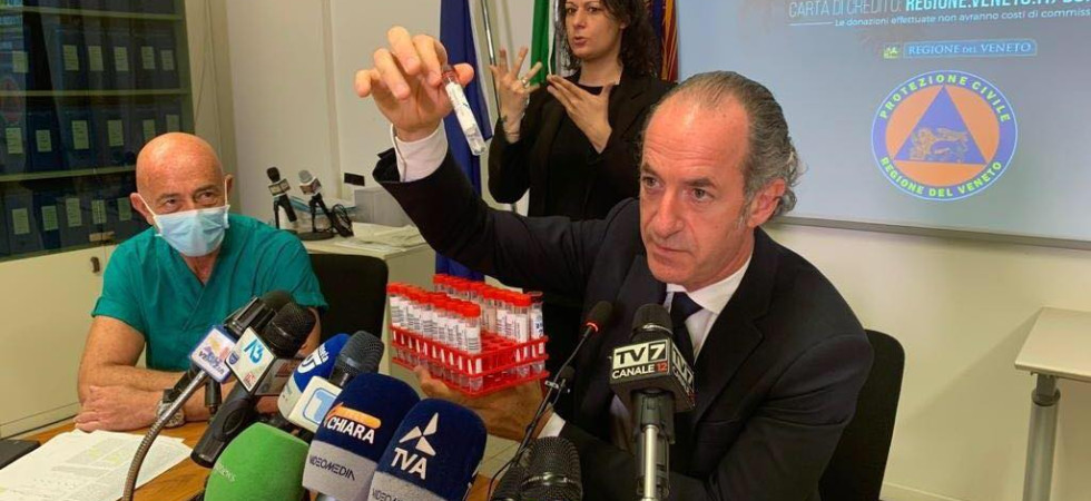 Coronavirus, continuano a salire i casi in Veneto