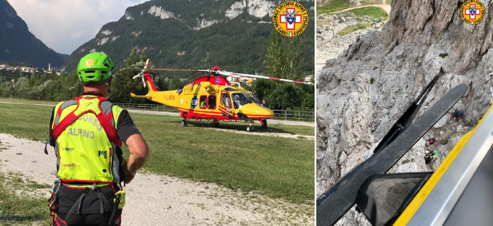 Rimangono bloccati in alta quota da pioggia e nebbia