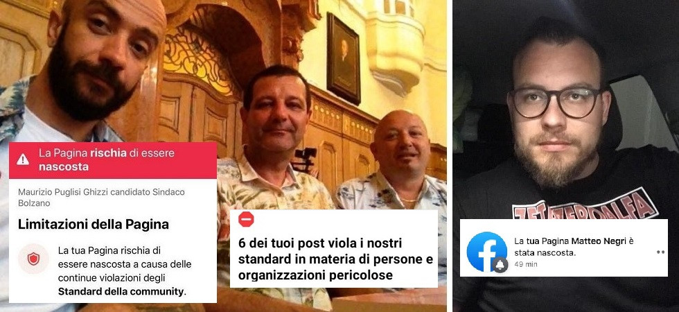 “Violano gli standard sulle organizzazioni pericolose”, i candidati di Casapound oscurati da Facebook