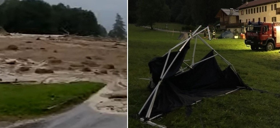 Pioggia intensa e raffiche di vento, avviso della Protezione civile di allerta gialla sul Trentino