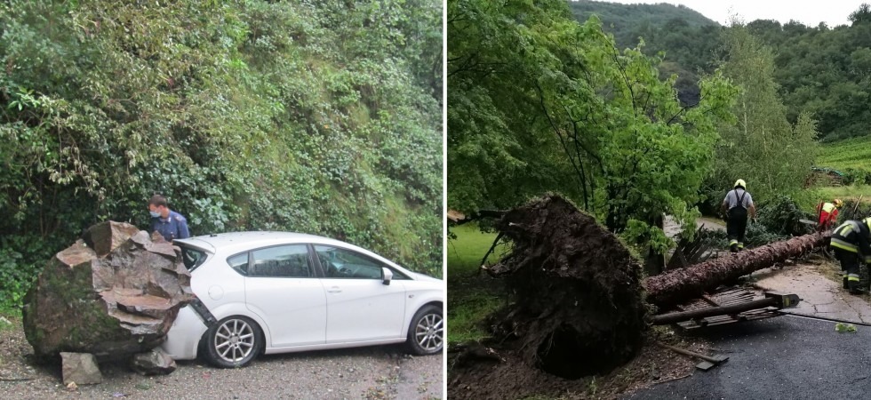 Maltempo, numerosi danni in Alto Adige
