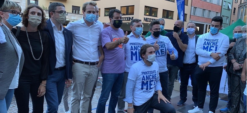 Salvini a Trento: Il centrosinistra candida il segretario Cgil e gli autonomisti vanno con i più centralisti della storia''