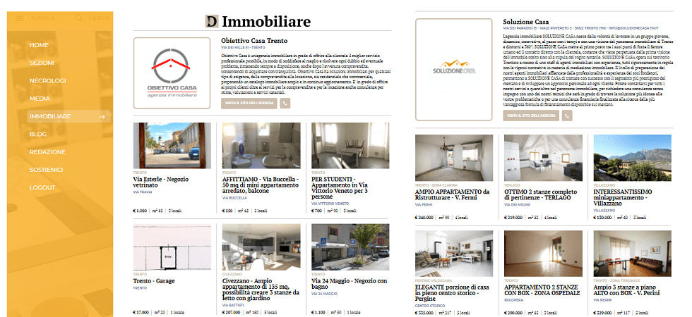 Il Dolomiti lancia la Vetrina Immobiliare'' per mettere in contatto le migliori agenzie e la comunità