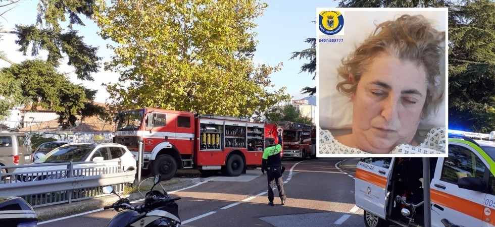 Trovata in ipotermia aggrappata ad un ramo all'interno del Fersina