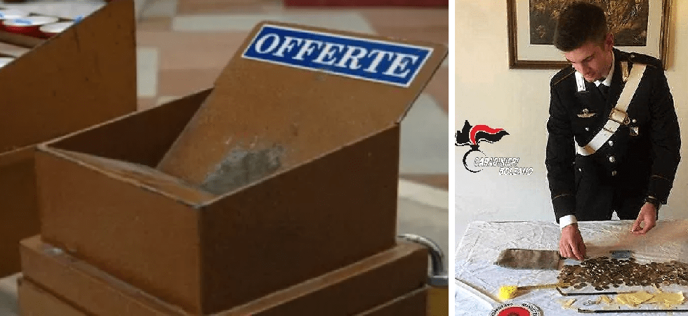 Avevano rubato nelle cassette dell'elemosina di tutta la valle