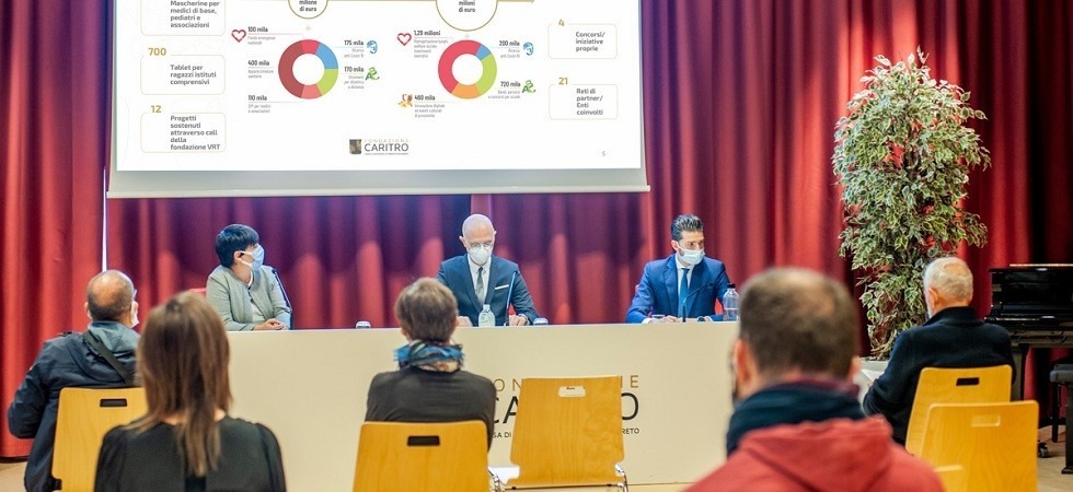 Foto di Pietro Tebaldi Fondazione Caritro riconferma l’impegno per il territorio: anche per il 2021 più di 7 milioni di euro