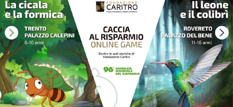Annunciata da Fondazione Caritro la “Caccia al Risparmio”, il percorso di educazione finanziaria e risparmio per bambini e
