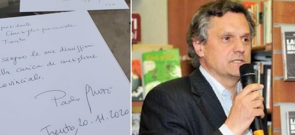 Paolo Ghezzi si dimette da consigliere provinciale: Intendo proseguire il mio impegno politico con Futura fuori dalle