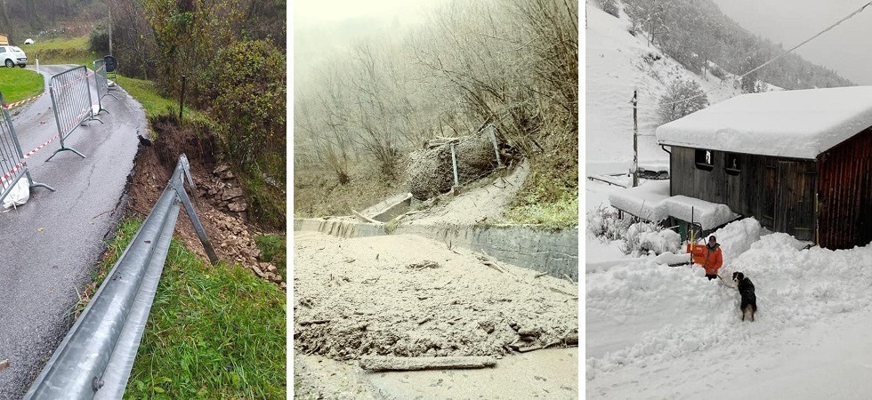 Fitte nevicate e violenti nubifragi è massima allerta: “Vietato l’ingresso ai turisti nella Provincia di Belluno”