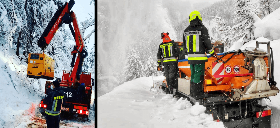 Maltempo in Alto Adige, 2300 persone ancora senza corrente