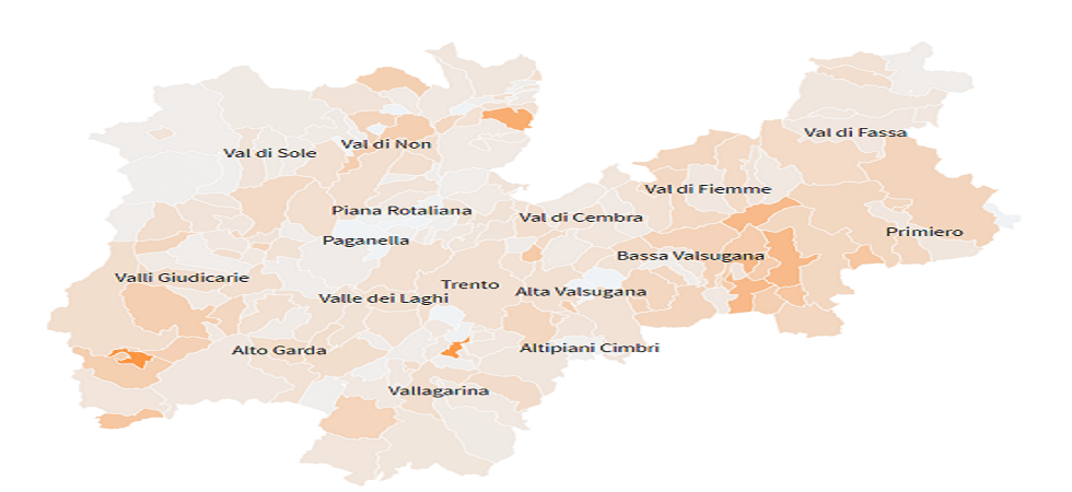 Coronavirus, ad Arco 22 contagi a Rovereto 11