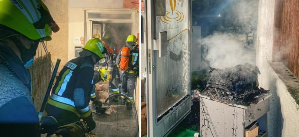 Paura nella notte, a fuoco un salone di bellezza