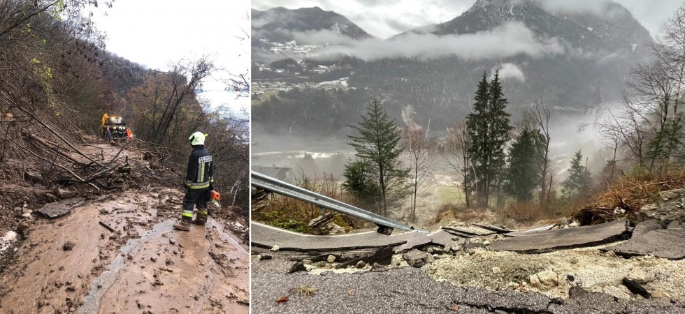 Maltempo, strade bloccate e pericolo valanghe