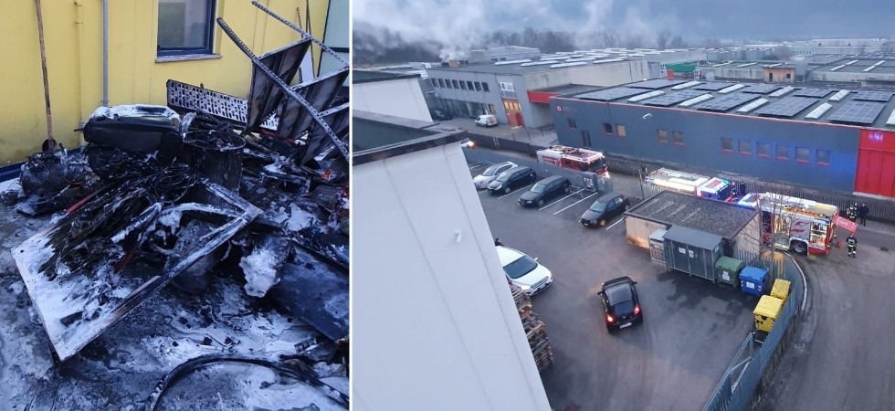 FOTO e VIDEO. Incendio in un panificio, evacuati titolari e dipendenti