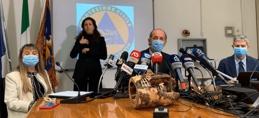 Coronavirus, Zaia: “La mia ordinanza per anticipare il governo?