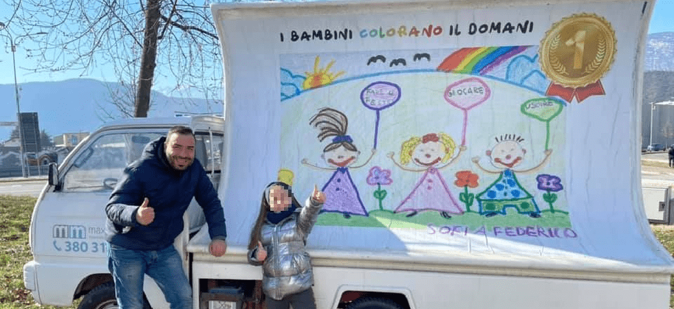 Vincitrice del concorso, il disegno della piccola Sofia “girerà” per le vie della città