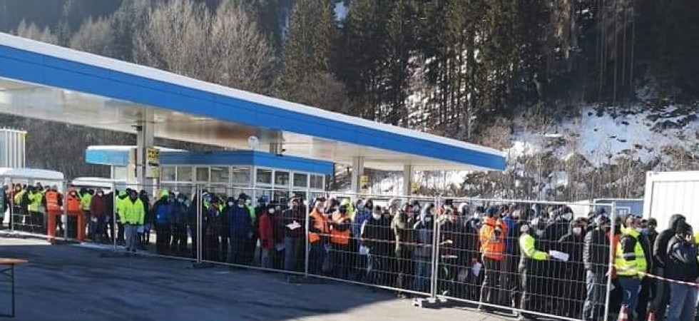 Coronavirus, oltre 1800 test sugli autotrasportatori al Brennero in 24 ore