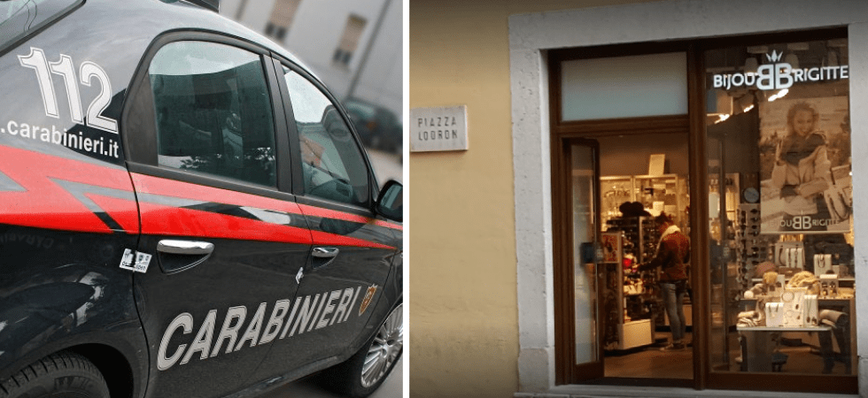 Scoperto mentre ruba bigiotteria per 200 euro, scappa ma viene fermato dai carabinieri