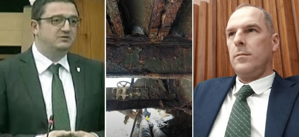 Caffaro, il ponte si sfalda