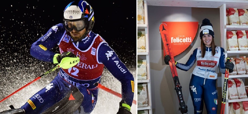 Il Pastificio Felicetti in prima linea ai campionati Mondiali di sci a Cortina: fornitore ufficiale si Casa Italia