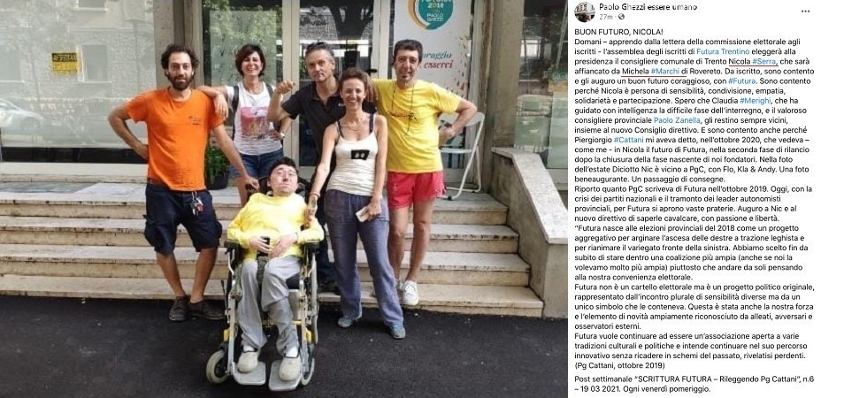 Ghezzi svela chi verrà eletto alla guida di Futura (ma il congresso sarà domani)