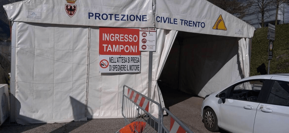 Coronavirus, 1 decesso e contagio stabile in Trentino con 169 positivi ma 1 solo over80