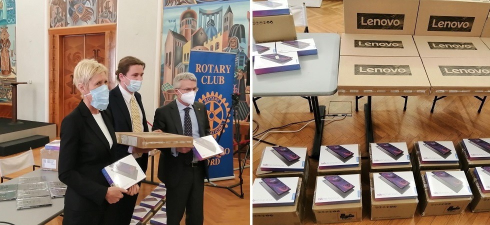 Ottanta tablet e dieci Pc per gli studenti trentini, il Rotary Club in aiuto della scuola