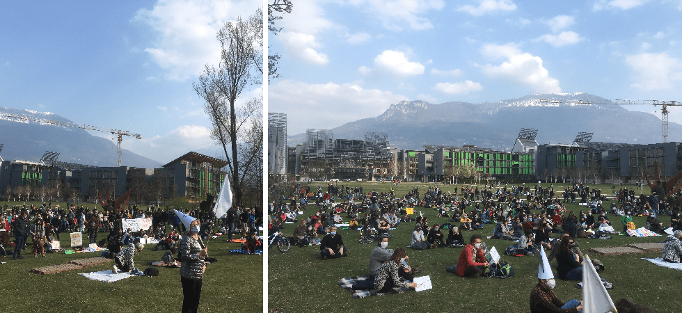 Anche a Trento, genitori, insegnanti e studenti in piazza contro la dad