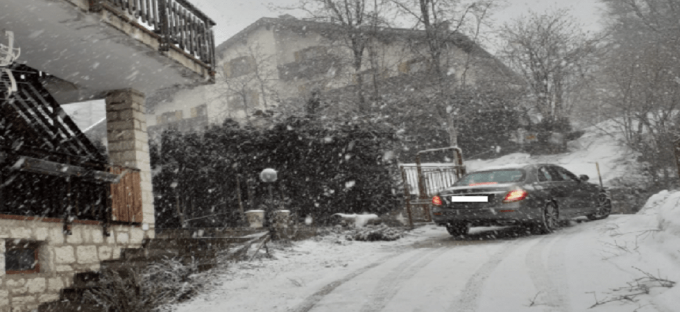 Neve in quota sopra gli 800 metri e gelate in valle