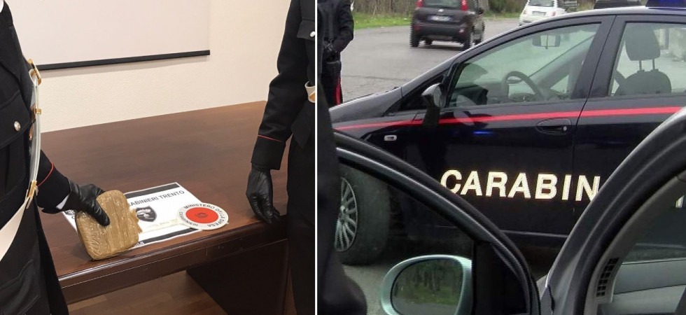 Non si fermano all'alt dei carabinieri ma poi vengono inseguiti e bloccati: in auto avevano oltre mezzo chilo di eroina