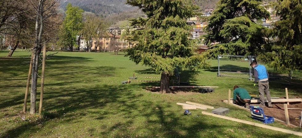 A Brentonico le lezioni si svolgono anche al parco: Nasce contro Covid ma poi rimarrà a disposizione di scuole e comunità''