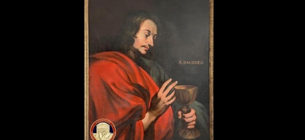 Dopo quasi 30anni ritrovata la tela rubata di San Giovanni Evangelista''